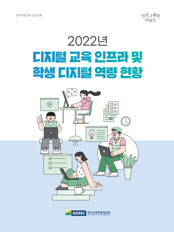 2022년 디지털 교육 인프라 및 학생 디지털 역량 현황(인포그래픽 리포트)